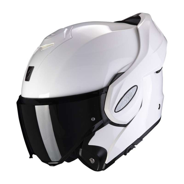 Casque moto modulable Scorpion EXO-TECH EVO BLANC