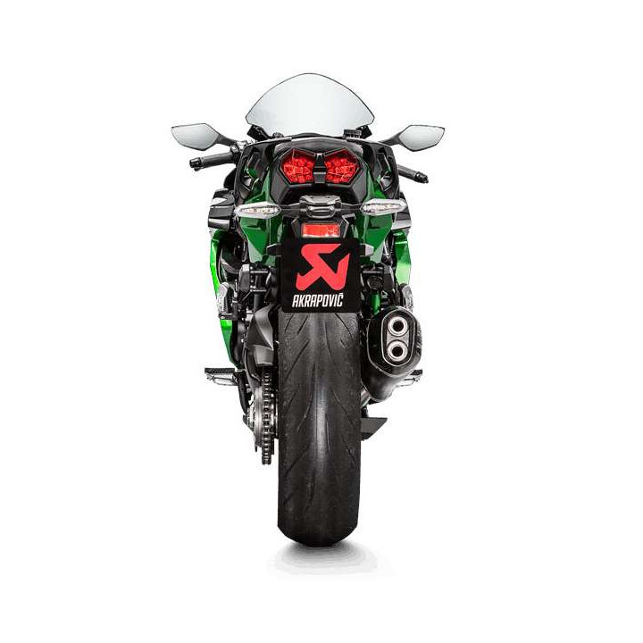 Akrapovic Carbon approved muffler Kawasaki H2 SX 18-.