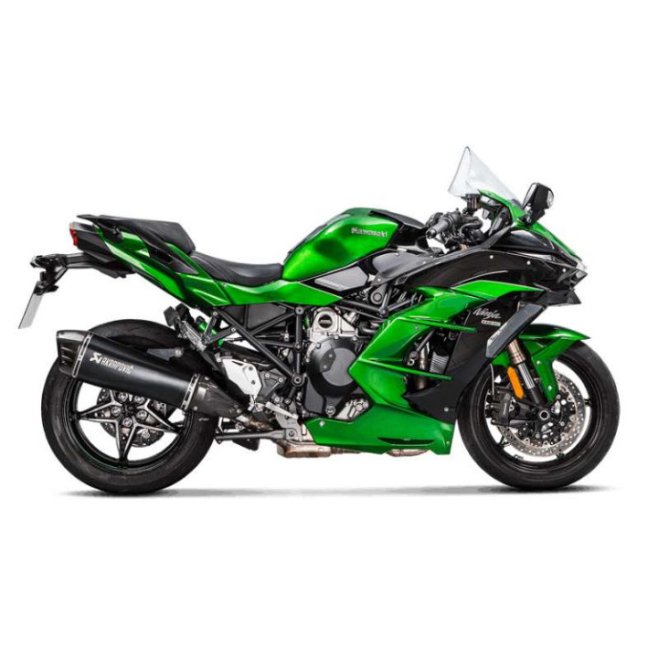 Akrapovic Carbon approved muffler Kawasaki H2 SX 18-.