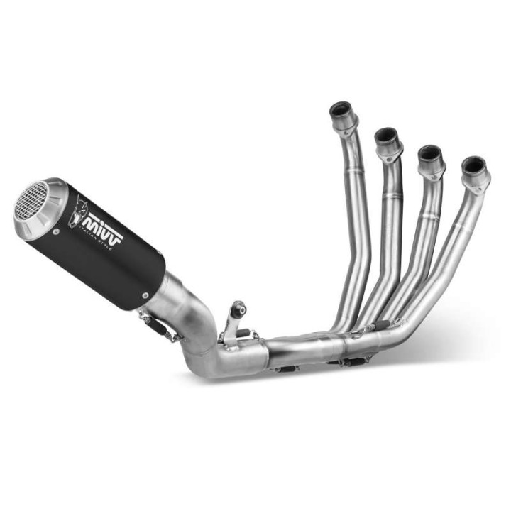 Ligne complète Mivv MK3 Inox noir (H.072.SM3B) Honda CB650R/CB650R Neo Sports Café