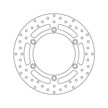 Disque de frein avant Brembo Série Oro 68B407E7 Honda SW-T 400 09- et SW-T 600 11-