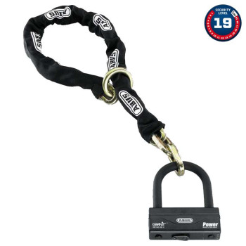 Antivol moto SRA ABUS Lasso 12KS80 + U Granit 58HBIII 100