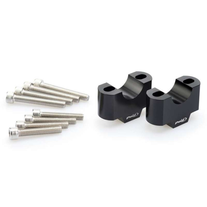 Rehausseur universel pour guidon 28mm Puig (3741) +30mm
