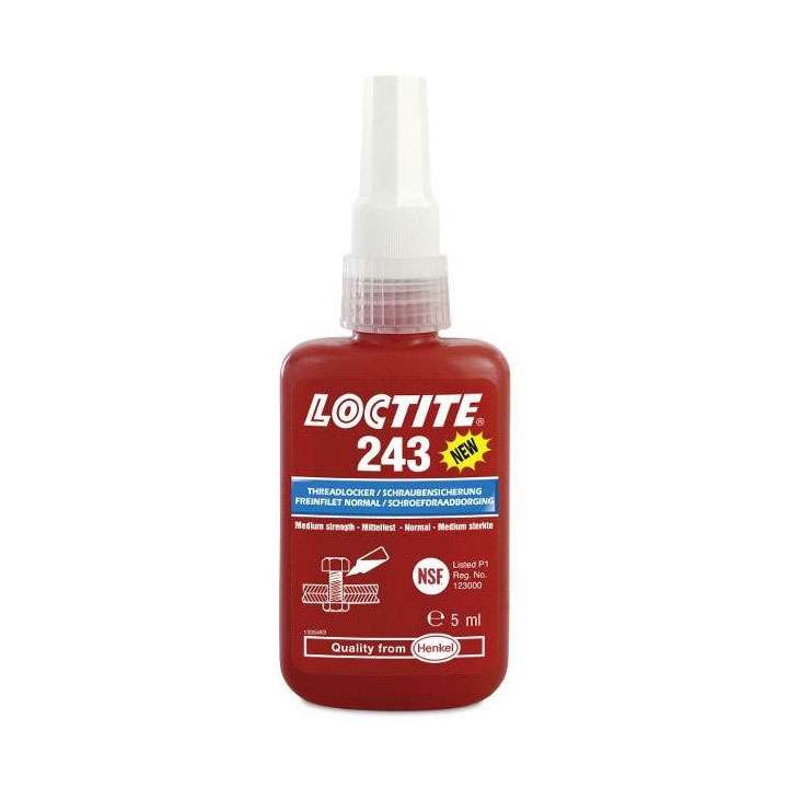 Frein filet moyen LOCTITE 243 5ml bleu