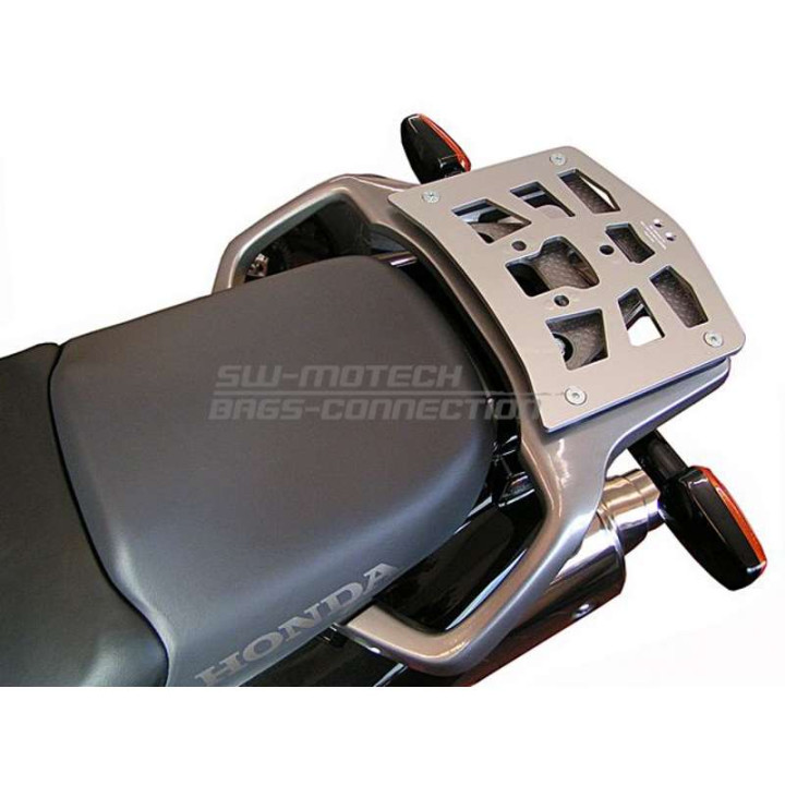 Support top case SW-Motech RACK ALU argent Varadero, Transalp, Africa Twin