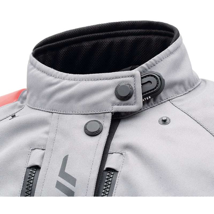 Veste moto Femme T.UR WAYPOINT HYDROSCUD Lady Gris
