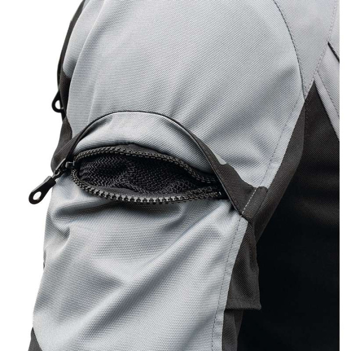 Veste moto Femme T.UR WAYPOINT HYDROSCUD Lady Gris