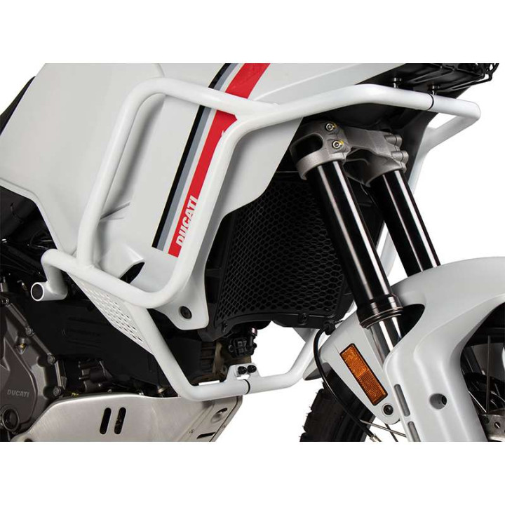 White Hepco &amp- Becker DUCATI DESERT X splash guards