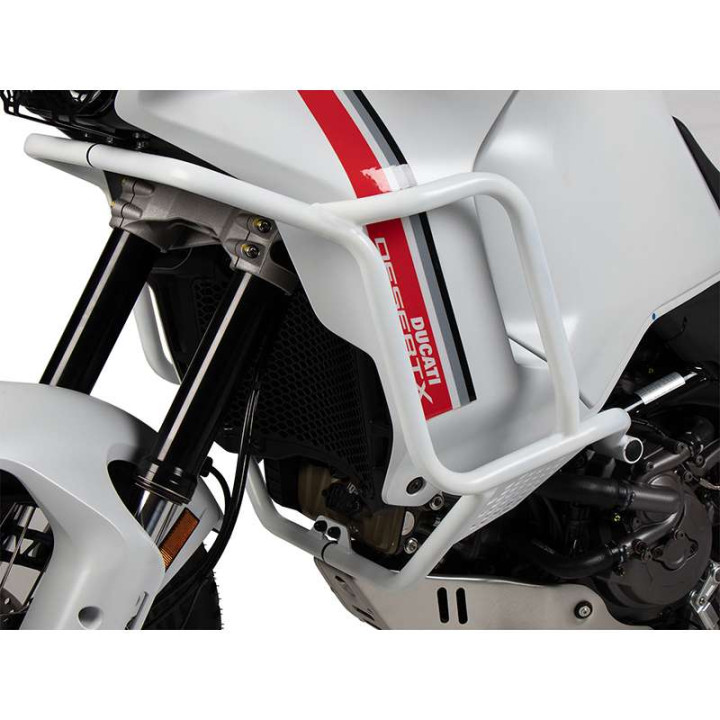 White Hepco &amp- Becker DUCATI DESERT X splash guards