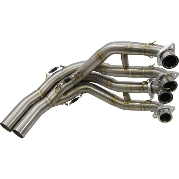 Collecteur décatalysé AKRAPOVIC Inox Kawazaki ZX-10R/ZX-10RR (E-K10R7)