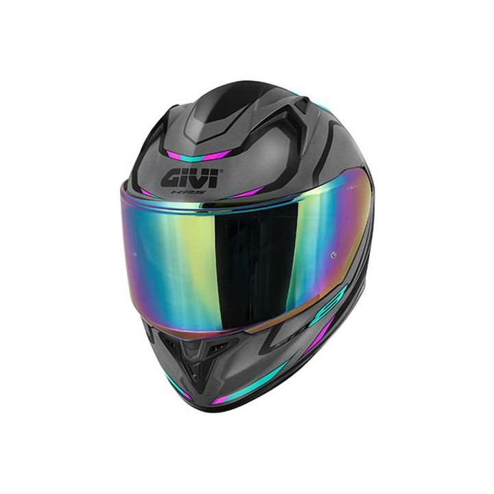 Casque moto Givi 50.8 MACH1 GRIS/ROSE