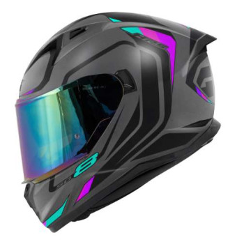 Casque moto Givi 50.8 MACH1 GRIS/ROSE
