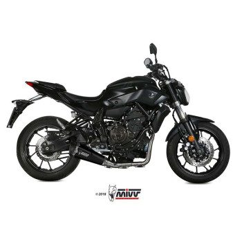 Complete line Mivv DELTA RACE Stainless steel black (Y.044.LDRB) Yamaha MT-07 Complete line Mivv DELTA RACE Stainless steel black (Y.044.LDRB) Yamaha MT-07