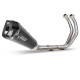 Ligne complète Mivv DELTA RACE Inox noir (Y.044.LDRB) Yamaha MT-07