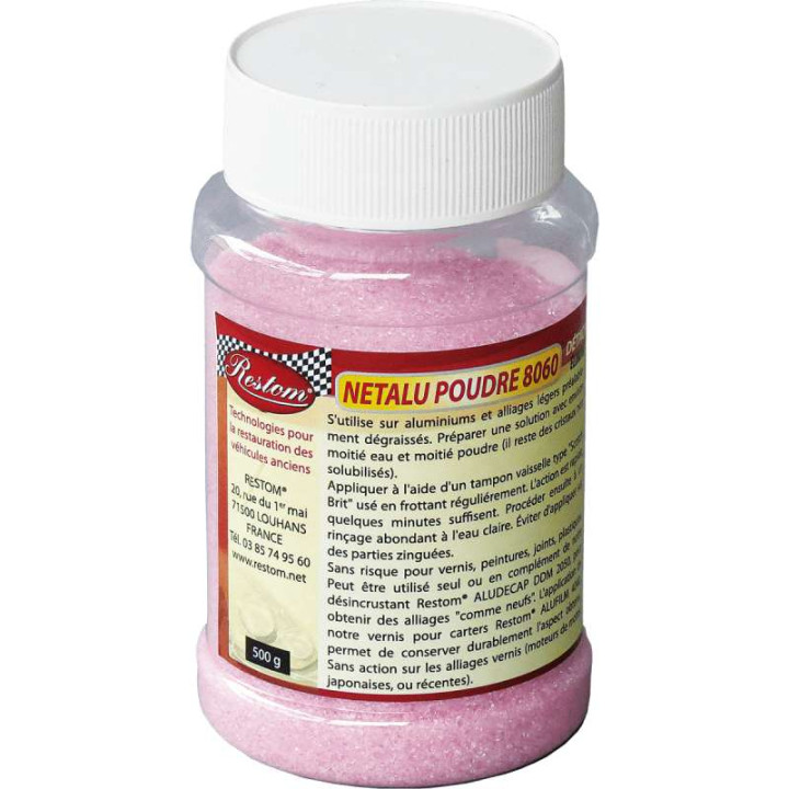 Détachant aluminium RESTOM NETALU POUDRE 8060