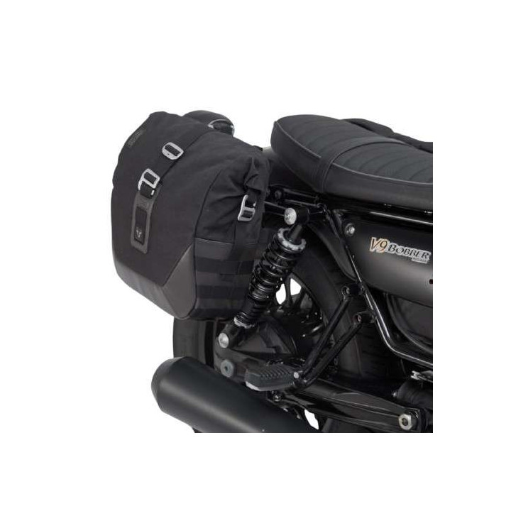 SW-Motech LEGEND GEAR LC side bag kit - Black Edition Moto Guzzi V9 Roamer/Bobber (BC.HTA.17.797.20300)