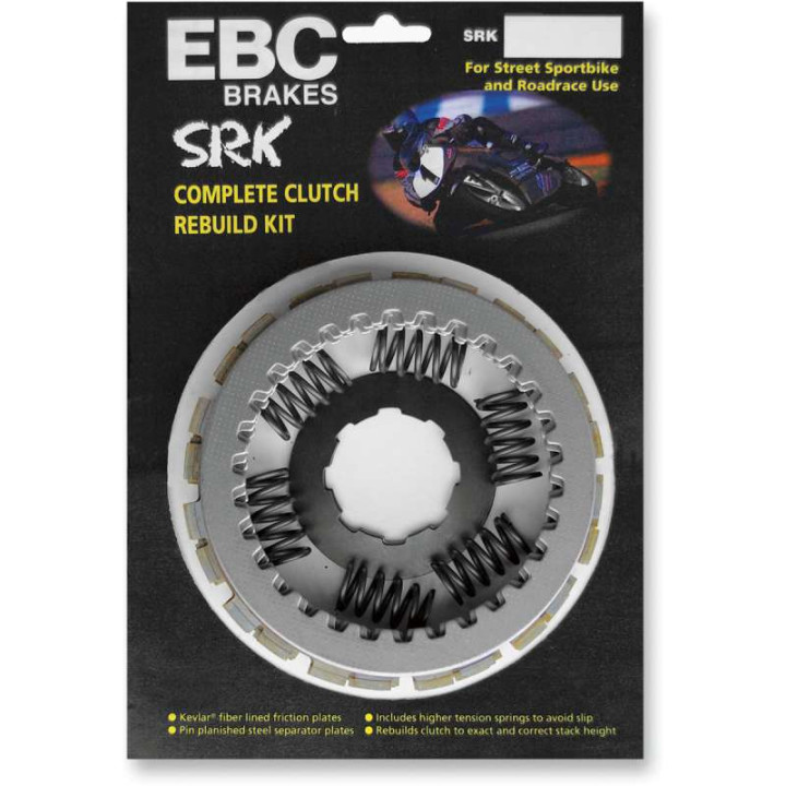 SRK089 Suzuki GSX-R1000 01-04 EBC clutch plates + springs kit
