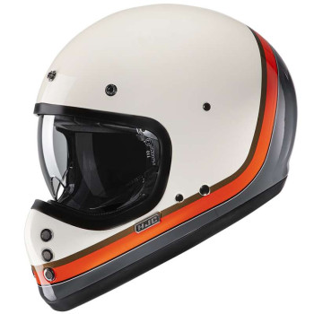 Casque moto HJC V60 SCOBY BEIGE/ORANGE