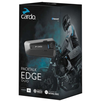 Intercom Cardo SCALA RIDER PACKTALK EDGE DUO JBL (kit pour 2 casques)
