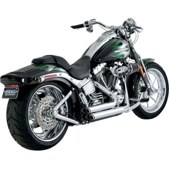 Échappement Vance & Hines SHORTSHOTS CHROME(17221) Harley SOFTAIL 86-11 Échappement Vance & Hines SHORTSHOTS CHROME(17221) Harley SOFTAIL 86-11