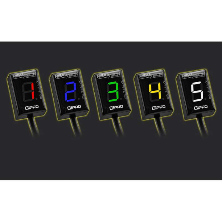 Healtech GIpro X-type G2 Yamaha GPXT+GPX-Y01 gear indicator