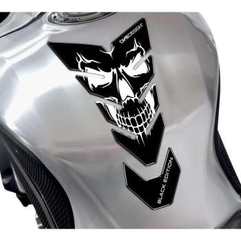 Protection de réservoir moto OneDesign BLACK ED. SKULL CGBE7P