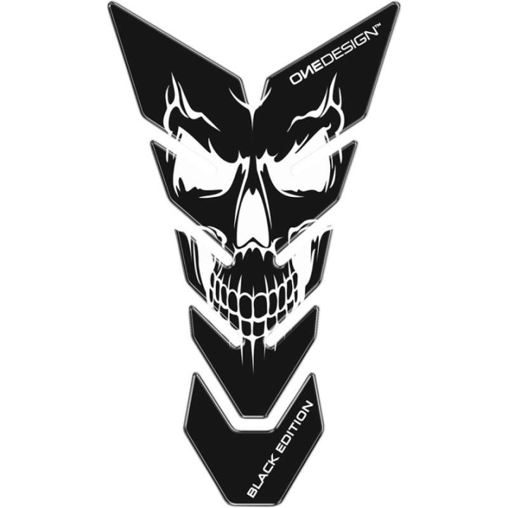 Protection de réservoir moto OneDesign BLACK ED. SKULL CGBE7P