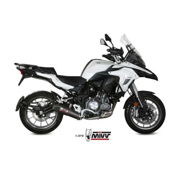 Silencieux homologué Mivv OVAL Carbone (E.003.L3C) Benelli TRK 502
