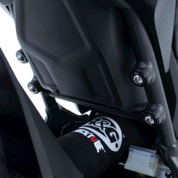 Cache-orifices de repose-pieds R&G (BLP0085BK) Honda CB125R/CB650R NEO SPORTS CAFÉ
