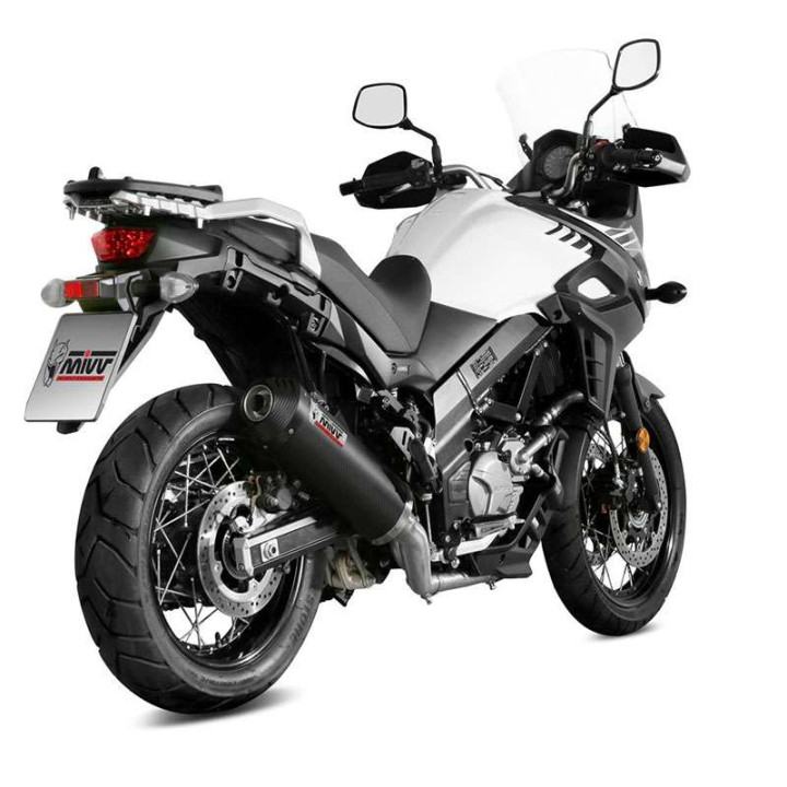 Mivv OVAL Carbon muffler (S.049.LEC) Suzuki DL650 V-STROM 17-