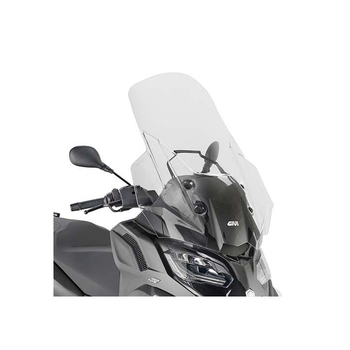 Givi clear bubble +19cm (D5619ST) Piaggio MP3 400/530 22-
