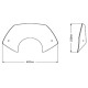 Pare-brise Puig GTS Sport (20500)  Piaggio VESPA GTS 125/300