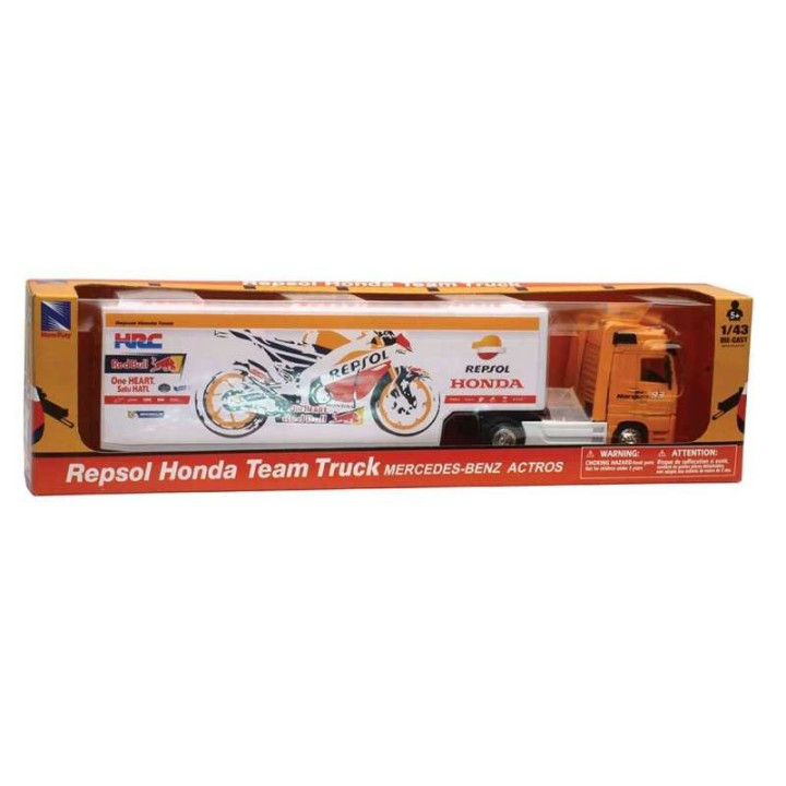 Miniature camion Repsol Honda Racing Team 1:43