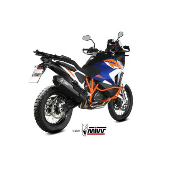 Silencieux homologué Mivv SPEED EDGE Inox noir (KT.027.LRB) KTM Super Adventure R/S/T Silencieux homologué Mivv SPEED EDGE Inox noir (KT.027.LRB) KTM Super Adventure R/S/T