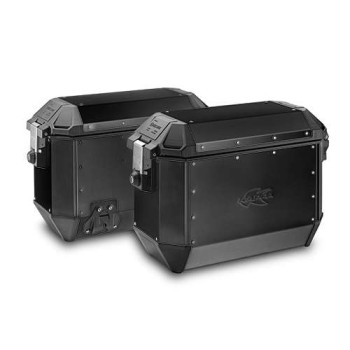 Side cases Kappa Monokey K'MISSION Black 2x36L Side cases Kappa Monokey K'MISSION Black 2x36L