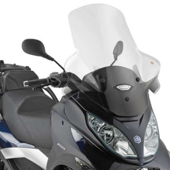 Bulle incolore Givi +12cm (D5601ST) Piaggio MP3 300/400/500 TOURING & BUSINESS