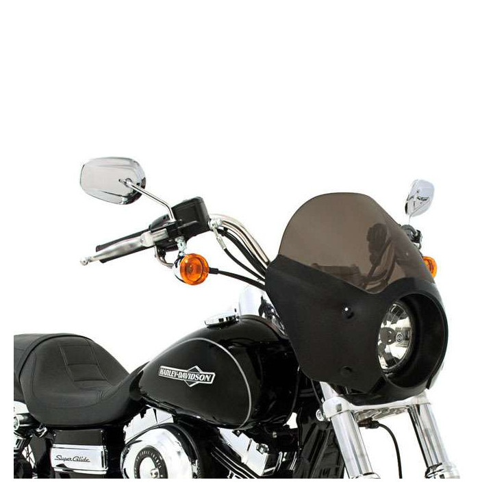 Windshield Memphis Shades CAFÉ FAIRING HD Dyna &amp- Sportster