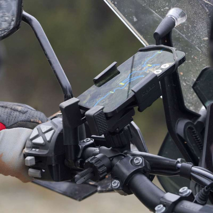 Support smartphone Shad X-FRAME - fixation rétroviseur