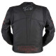 Leather motorcycle jacket Furygan NITROS Black/Red Leather motorcycle jacket Furygan NITROS Black/Red