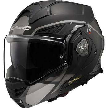 Casque moto LS2 FF901 ADVANT X METRYK Noir mat/Titanium 22.06