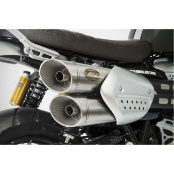 Silencer Zard INOX Triumph SCRAMBLER 1200 21-23
