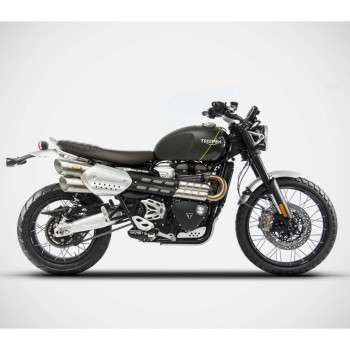 Silencer Zard INOX Triumph SCRAMBLER 1200 21-23