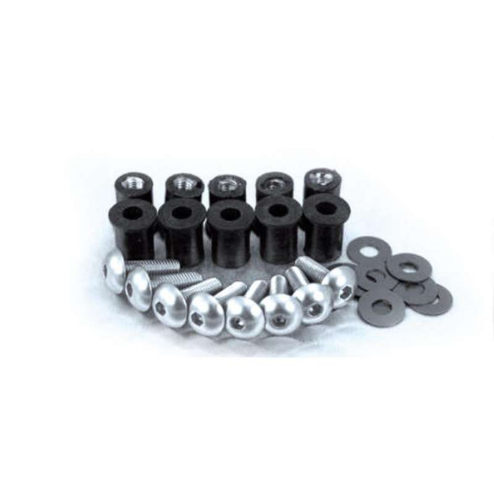 Kit vis pour bulle 5mm Alu (8 pièces)