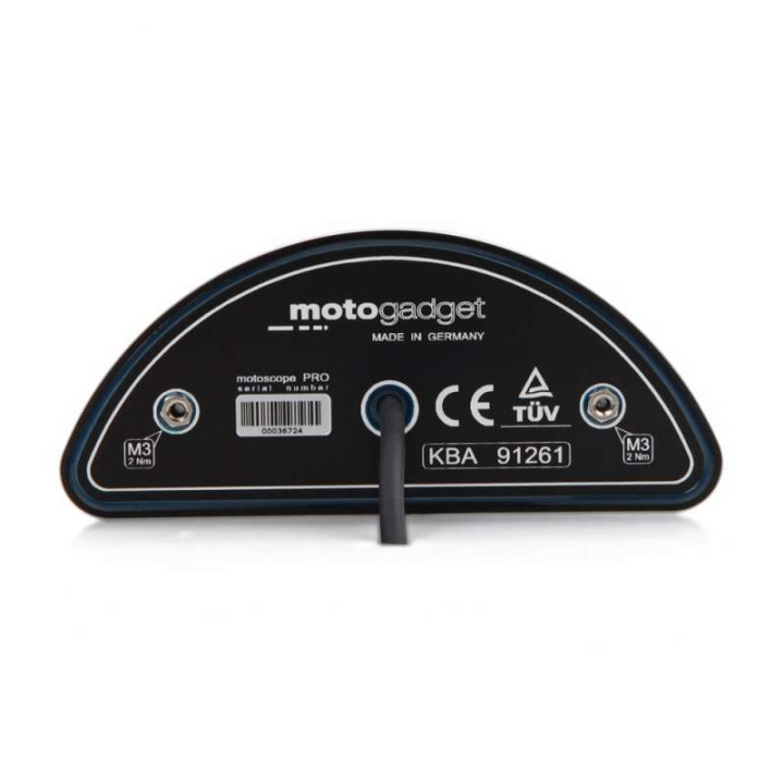 Motogadget MOTOSCOPE PRO digital motorcycle computer