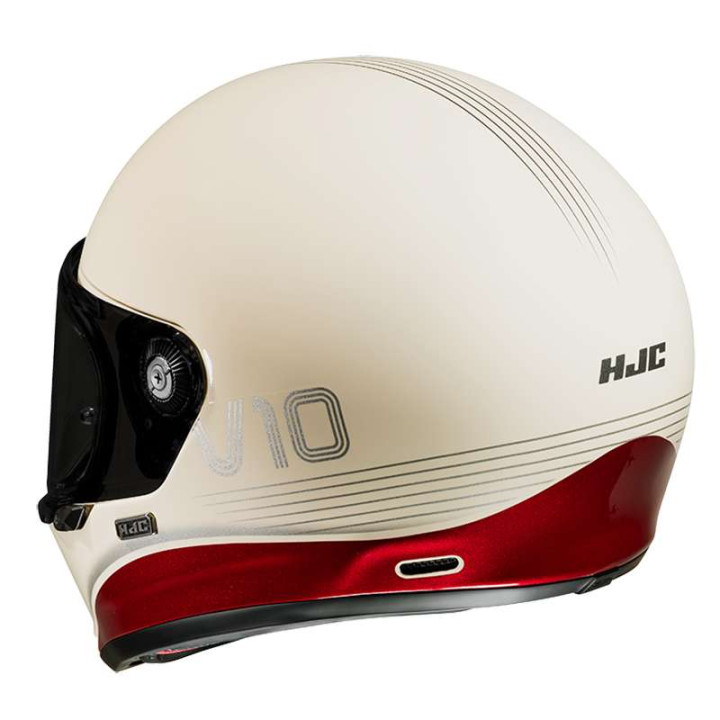 Motorcycle helmet HJC V10 TAMI BEIGE/ROUGE Motorcycle helmet HJC V10 TAMI BEIGE/ROUGE