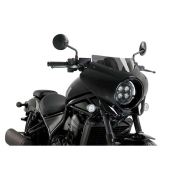 Semi-carénage Puig MIRAGE SPORT Noir Brillant (21460) HONDA CMX 1100 REBEL