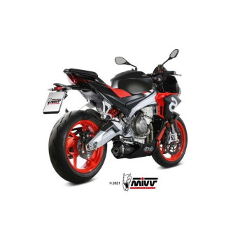 Ligne complète Mivv DELTA RACE Carbone ( A.014.LDRB) Aprilia RS660