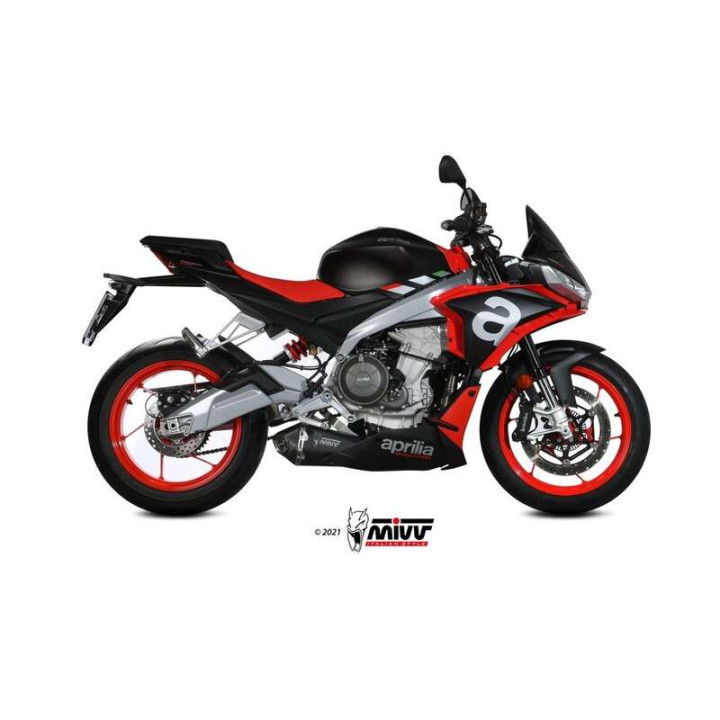 Ligne complète Mivv DELTA RACE Carbone ( A.014.LDRB) Aprilia RS660