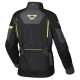 Veste moto Macna MUNDIAL NIGHT EYE Noir/Gris/Jaune Fluo