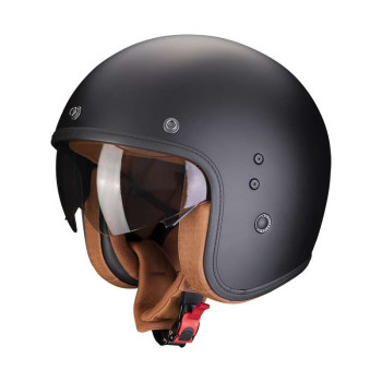 Casque Scorpion BELFAST EVO LUXE NOIR MAT Casque Scorpion BELFAST EVO LUXE NOIR MAT